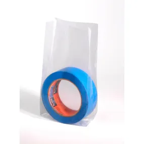 25" x 15" x 30" x 1.5 mil Clear Eco-Manufactured Plastic Side-Gusseted Bags (Case of 250)