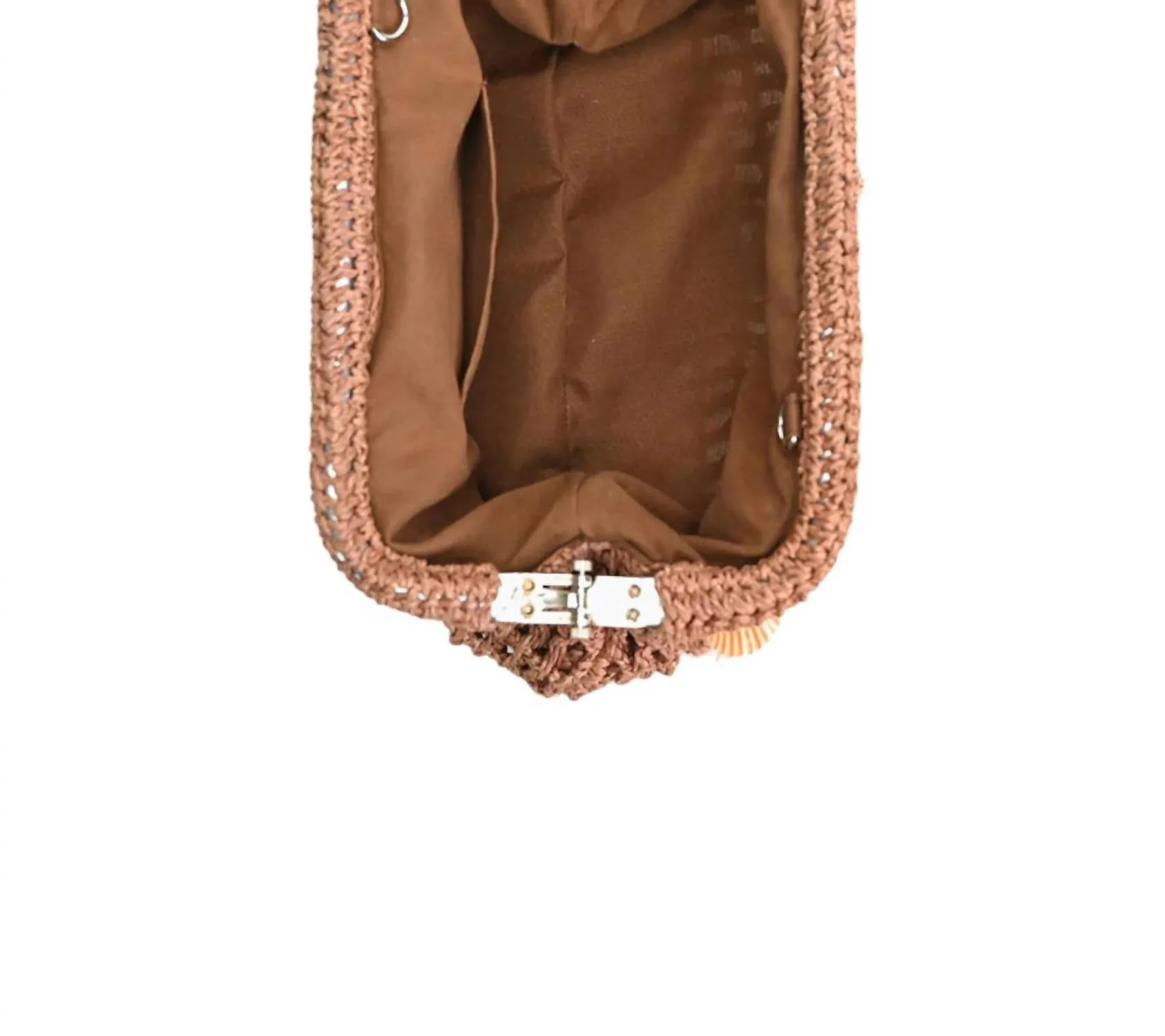 America & Beyond - Women's Crochet Shell Clutch