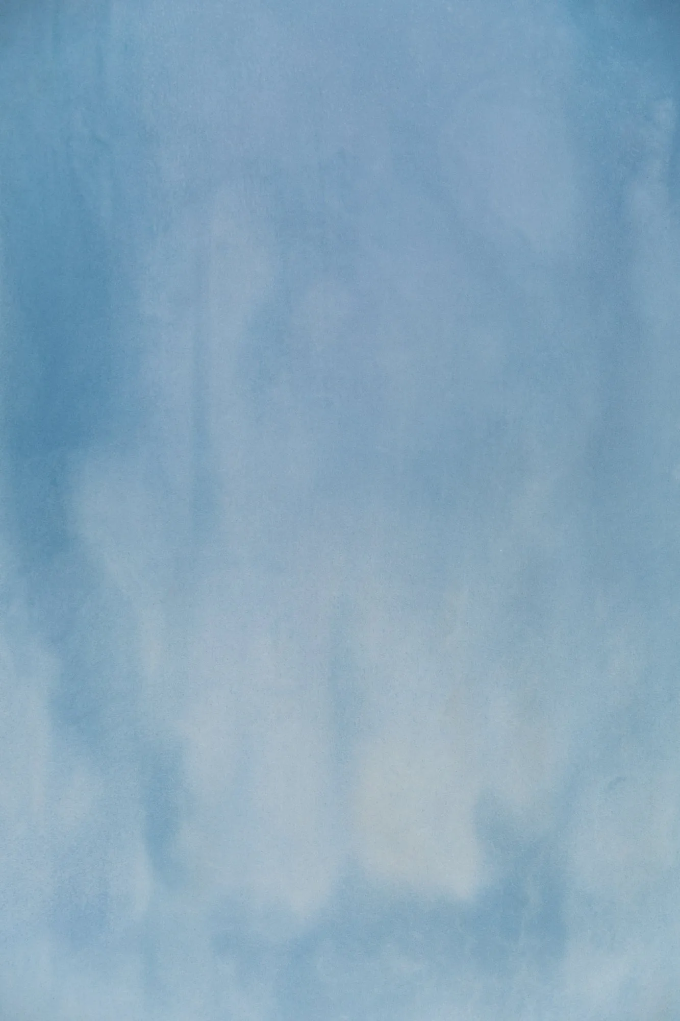 Blue Dews #0566 // XLarge Hand-Painted Canvas Backdrop Painting