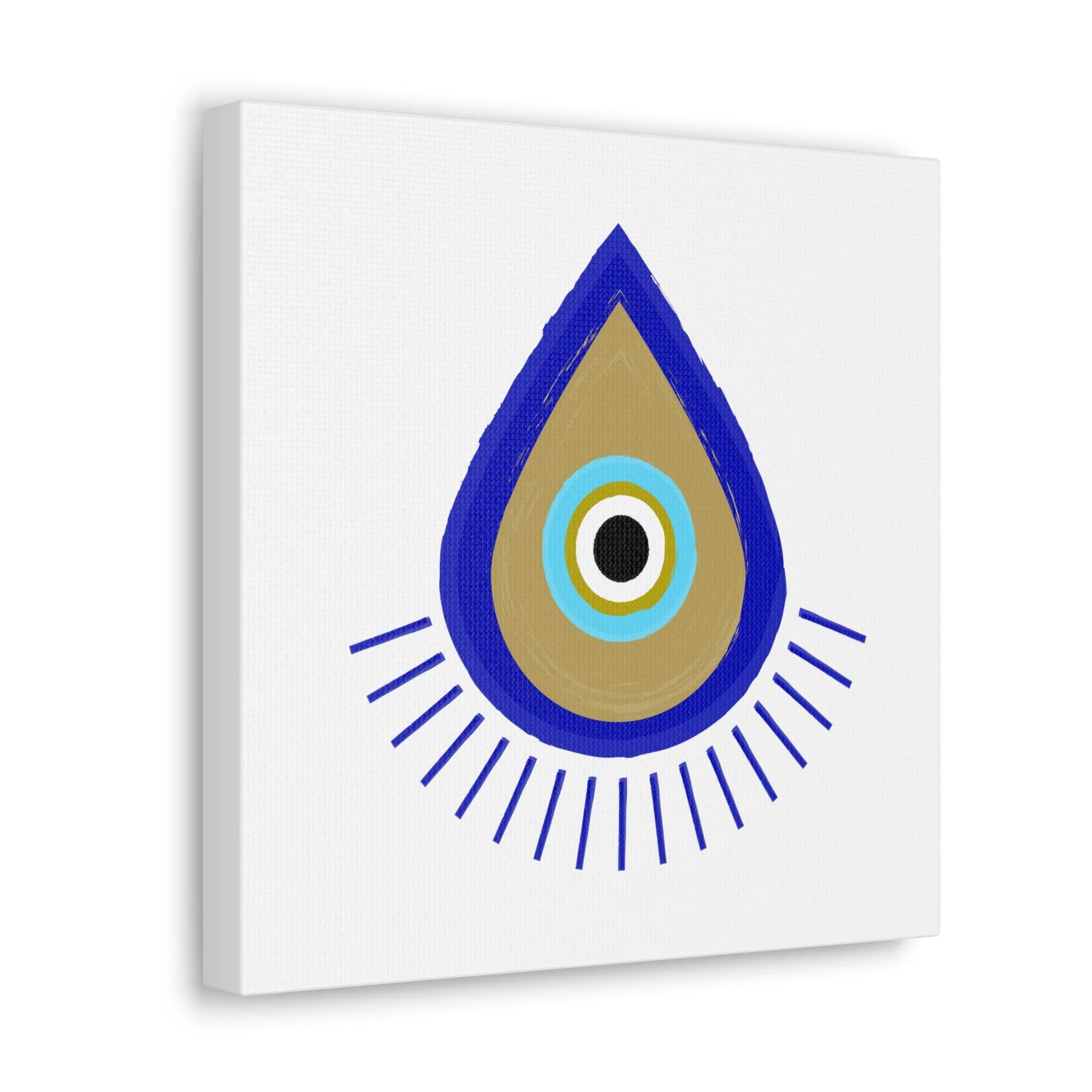 Blue Eye Golden Tear Canvas