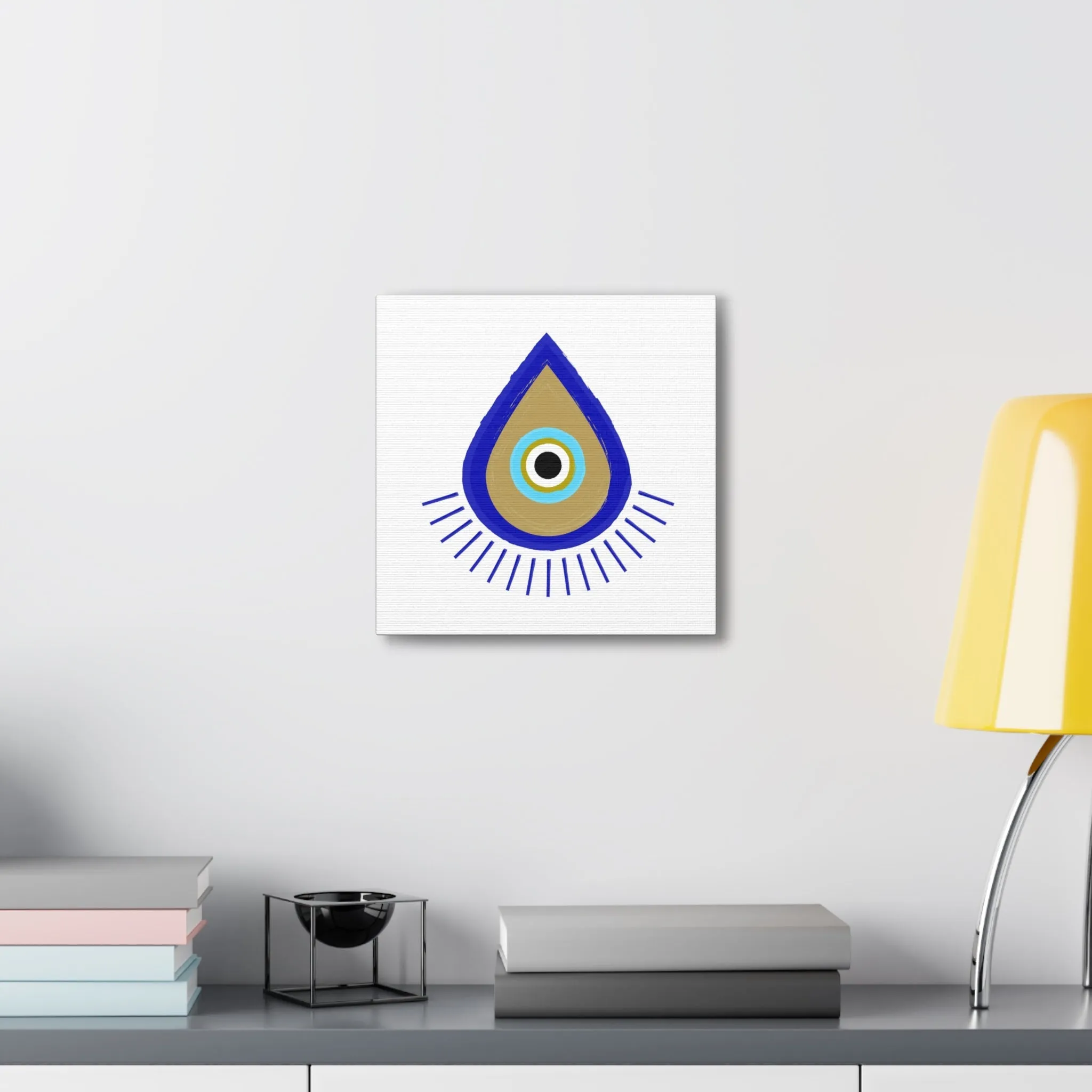 Blue Eye Golden Tear Canvas