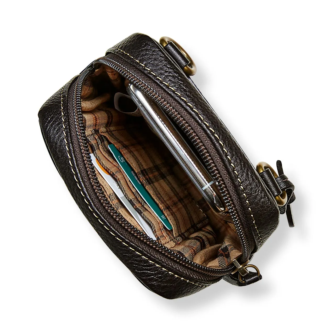 Bomber Jacket Crossbody Phone Sling