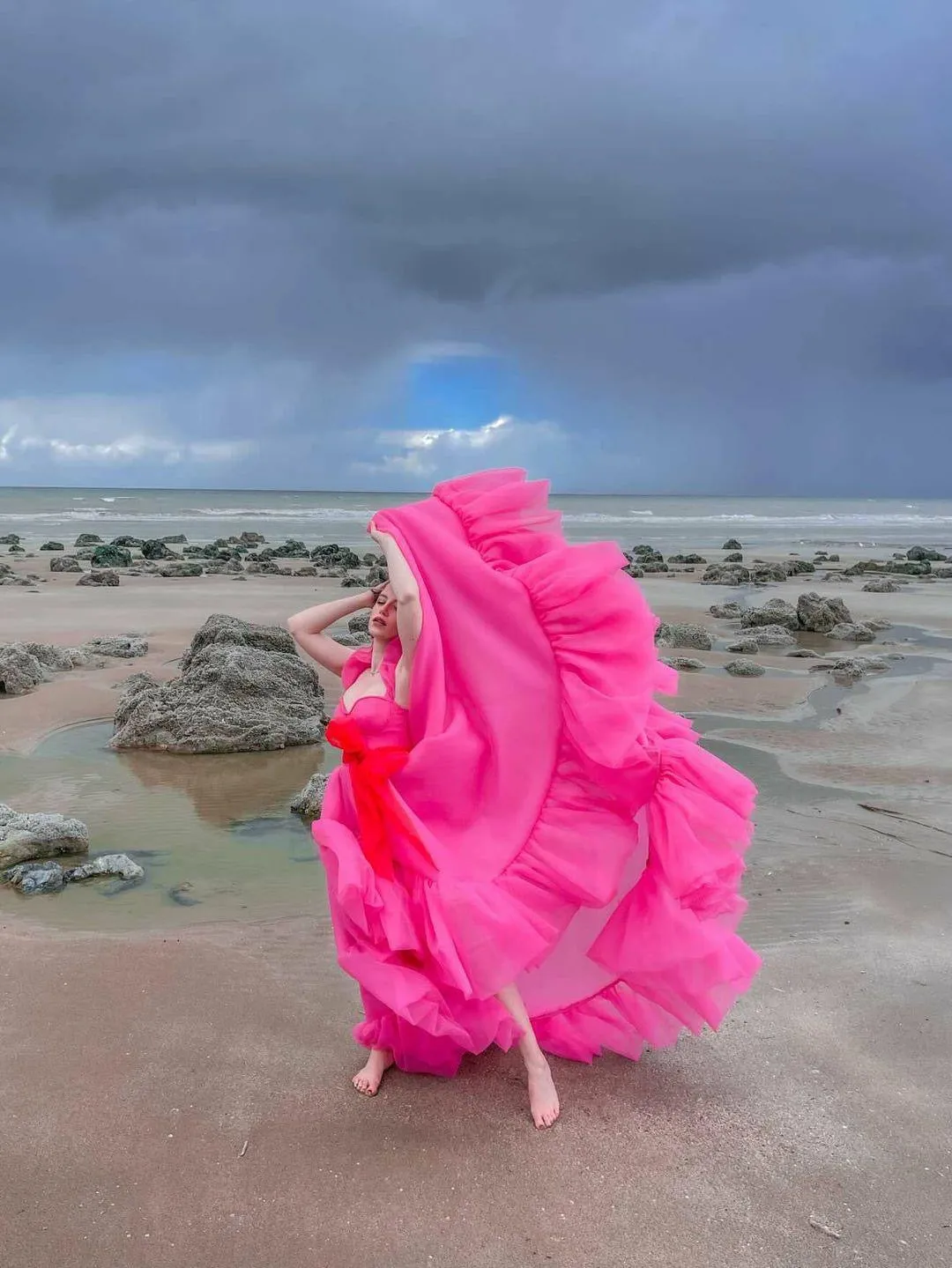 Charley Luxury Pink   Evening Dress