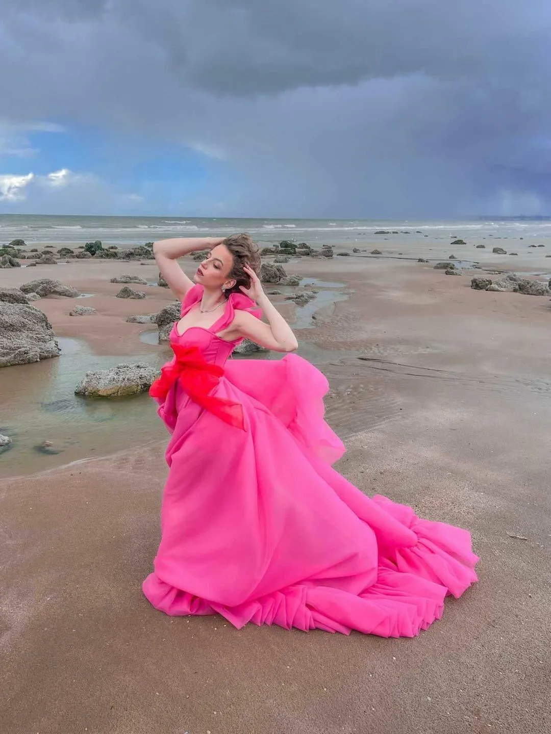 Charley Luxury Pink   Evening Dress
