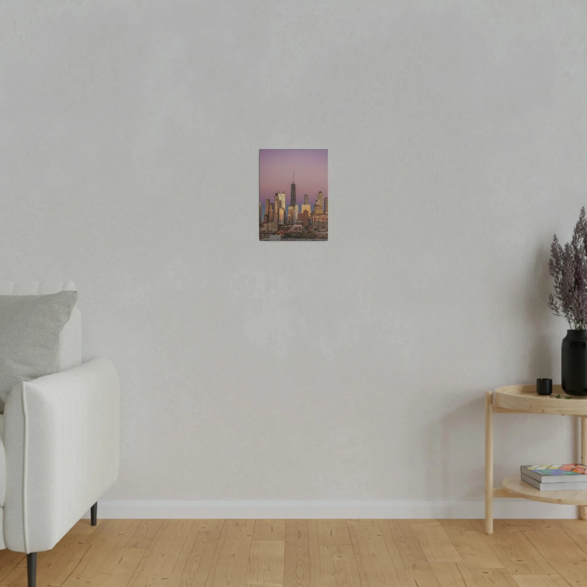 Chicago Sunset Matte Canvas