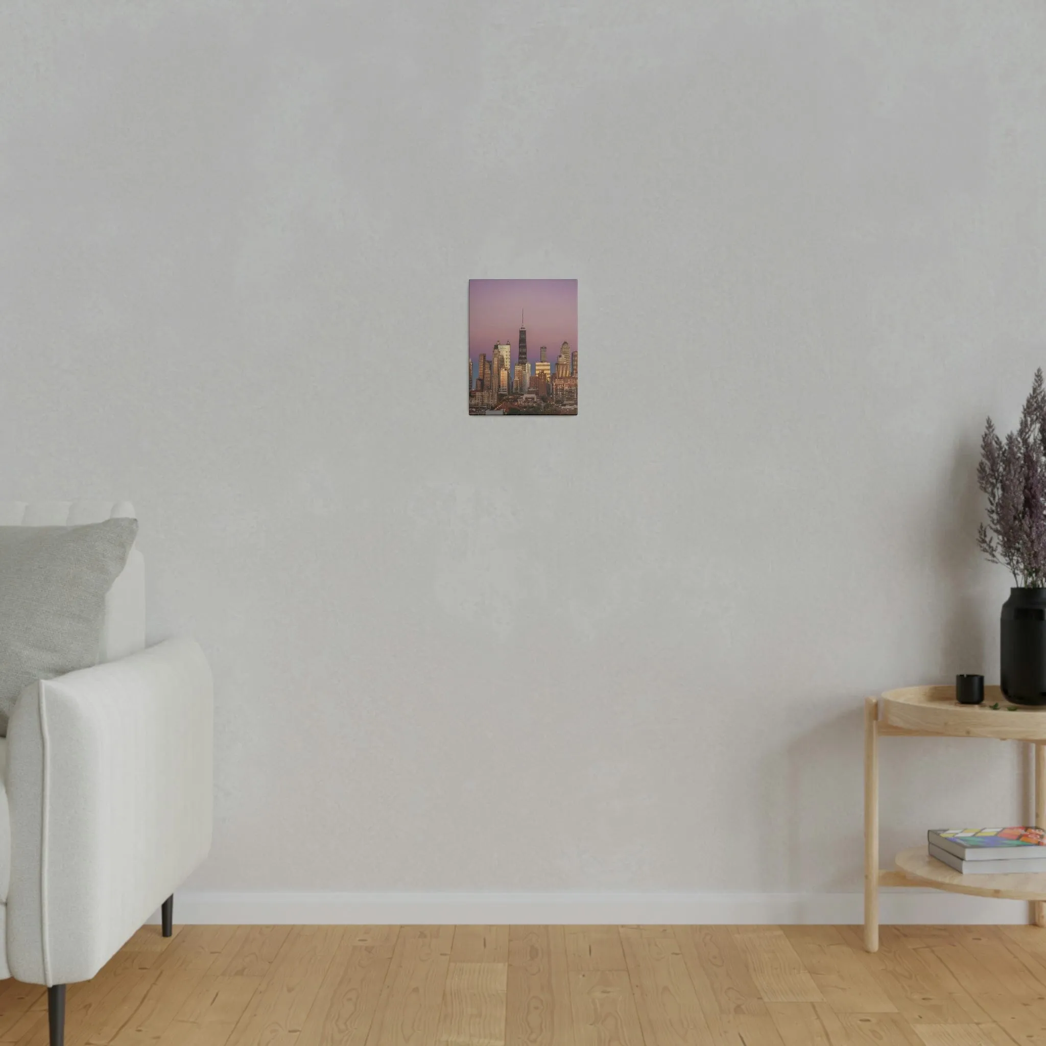Chicago Sunset Matte Canvas