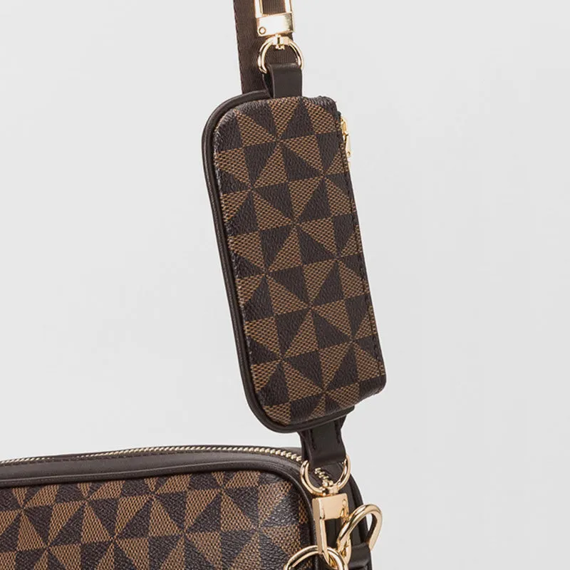 Classic Smaill 3 Pcs Crossbody Bag Set Unisex Clutch Purse Set