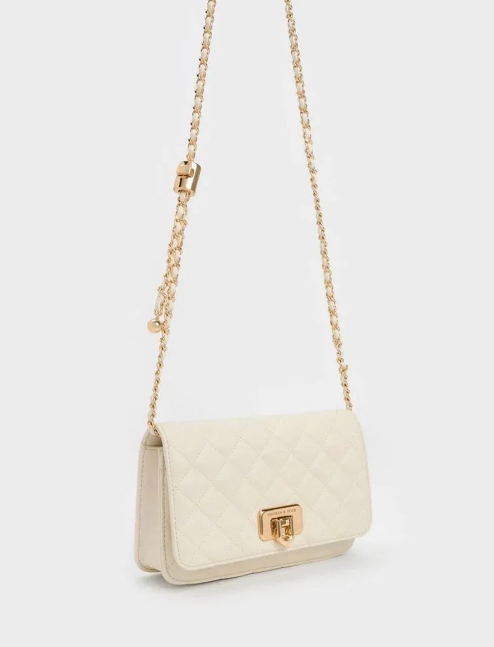 Cressida Quilted Push-Lock Clutch