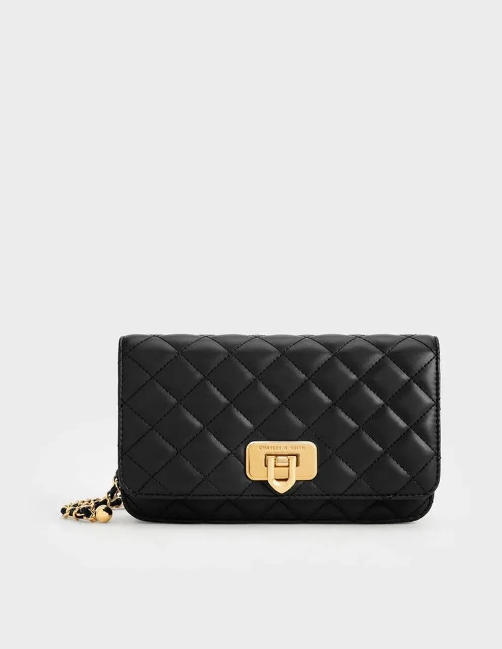 Cressida Quilted Push-Lock Clutch
