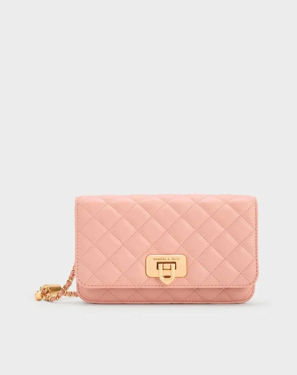Cressida Quilted Push-Lock Clutch