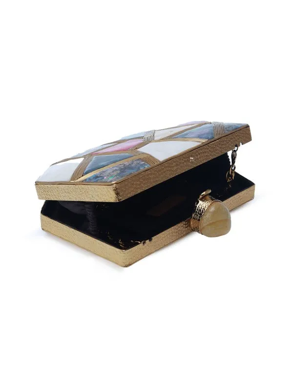 Emily Multicolor Mother of Pearl Clutch