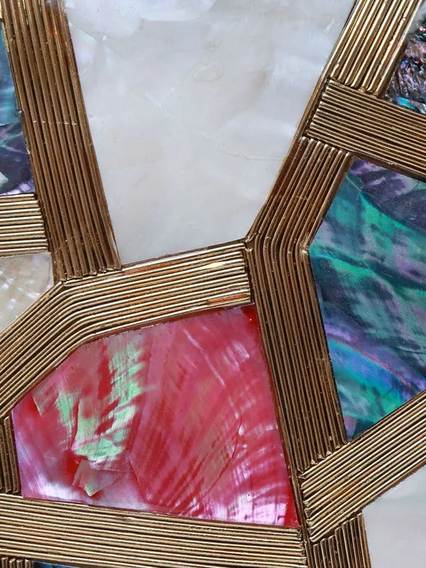 Emily Multicolor Mother of Pearl Clutch