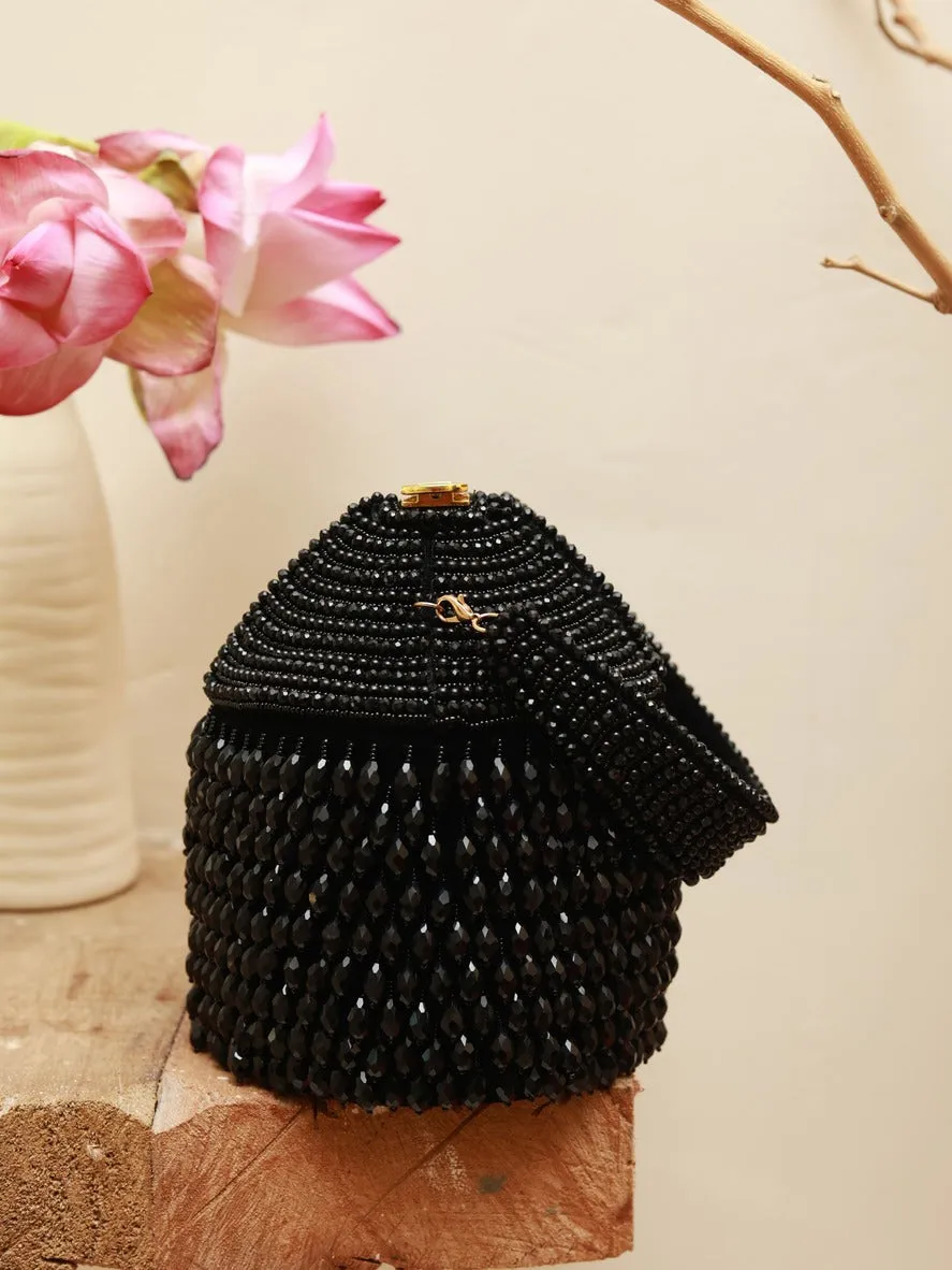 Emma Round Embellished Bag with Handle