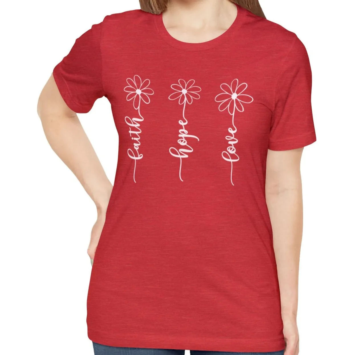 Faith Hope Love Women's Bella Canvas T-ShirtFaith Hope Love Women's Bella Canvas T-Shirt