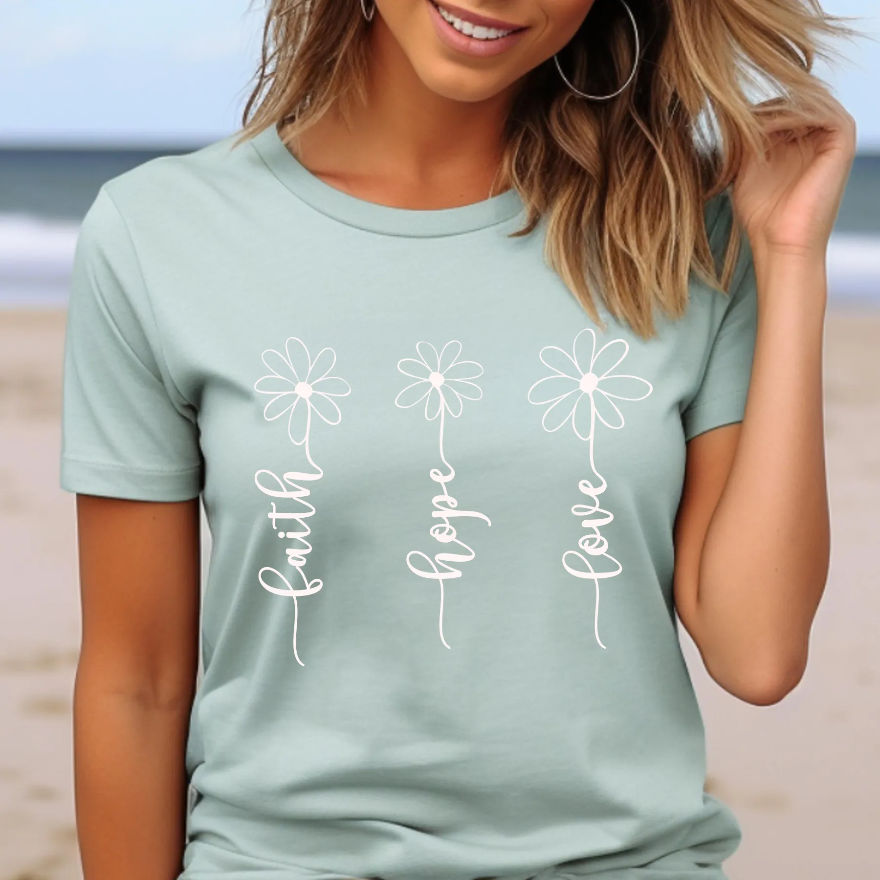 Faith Hope Love Women's Bella Canvas T-ShirtFaith Hope Love Women's Bella Canvas T-Shirt