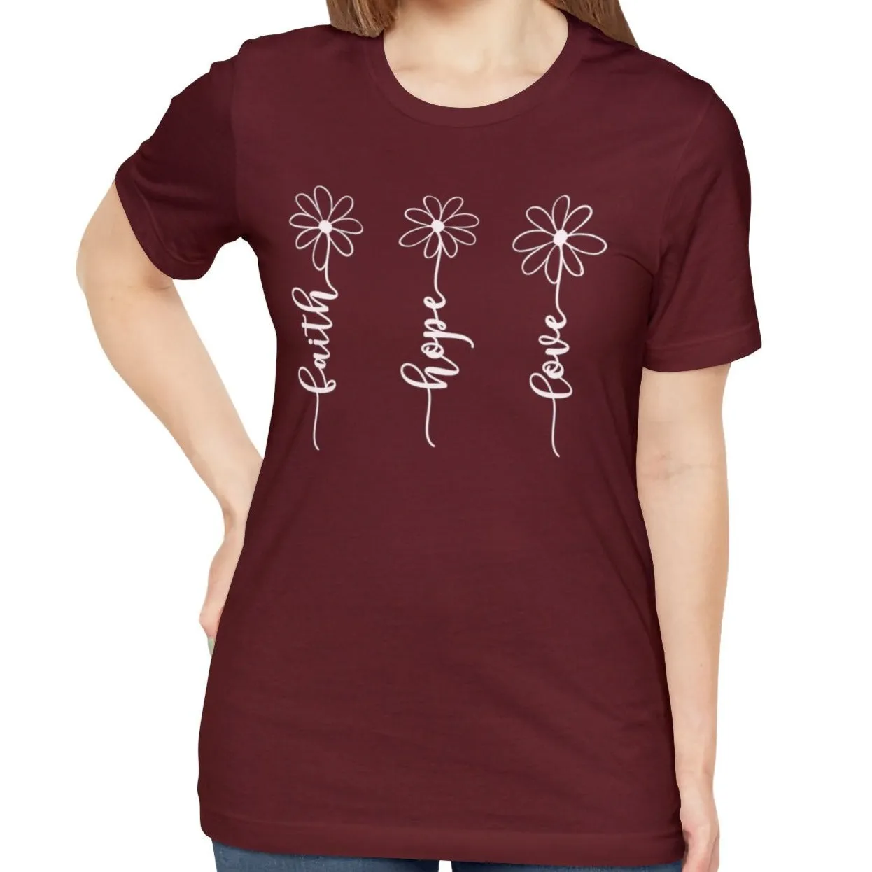 Faith Hope Love Women's Bella Canvas T-ShirtFaith Hope Love Women's Bella Canvas T-Shirt
