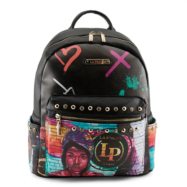 LA PHILIPE LP1024-2C THE WALL ART BACKPACK