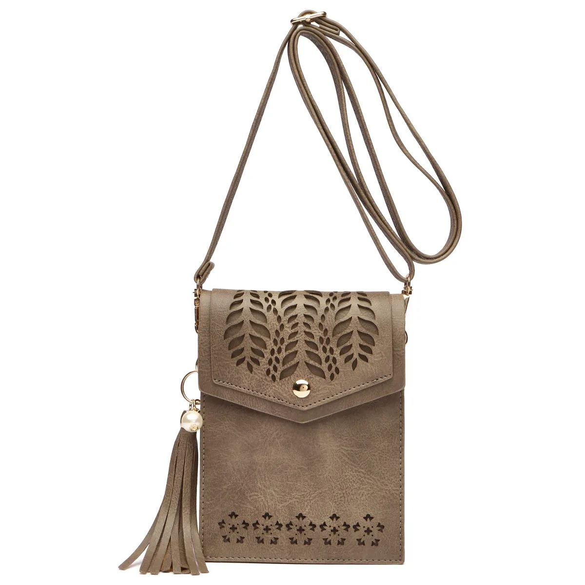 Laser Cut Printed Crossbody/Cell Phone Case