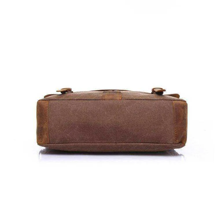 Men's Vintage Handbag Genuine Leather Shoulder Bag