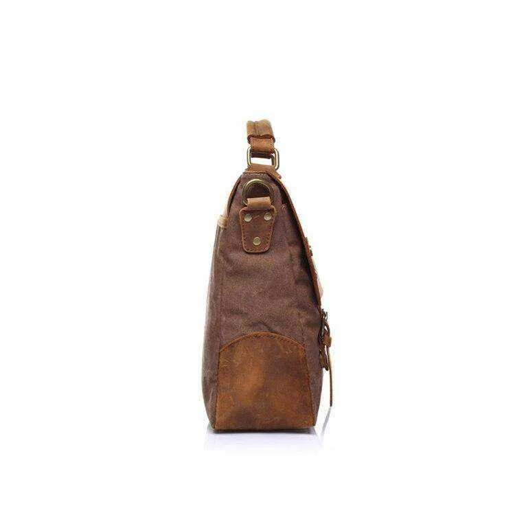 Men's Vintage Handbag Genuine Leather Shoulder Bag