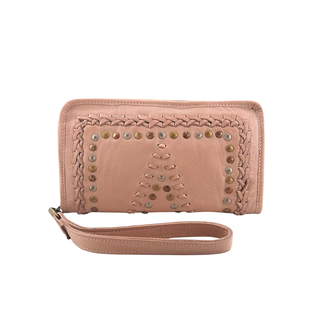 Mila Wallet | Misty Rose