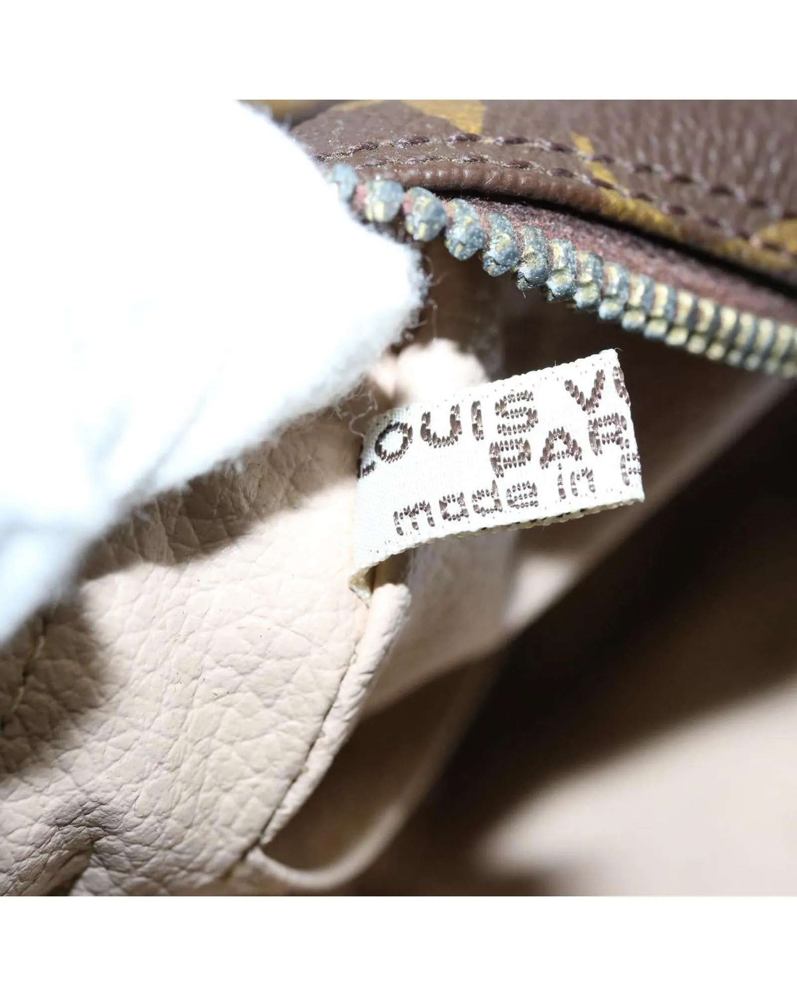 Monogram Canvas Clutch Bag with Accessories - French Made
