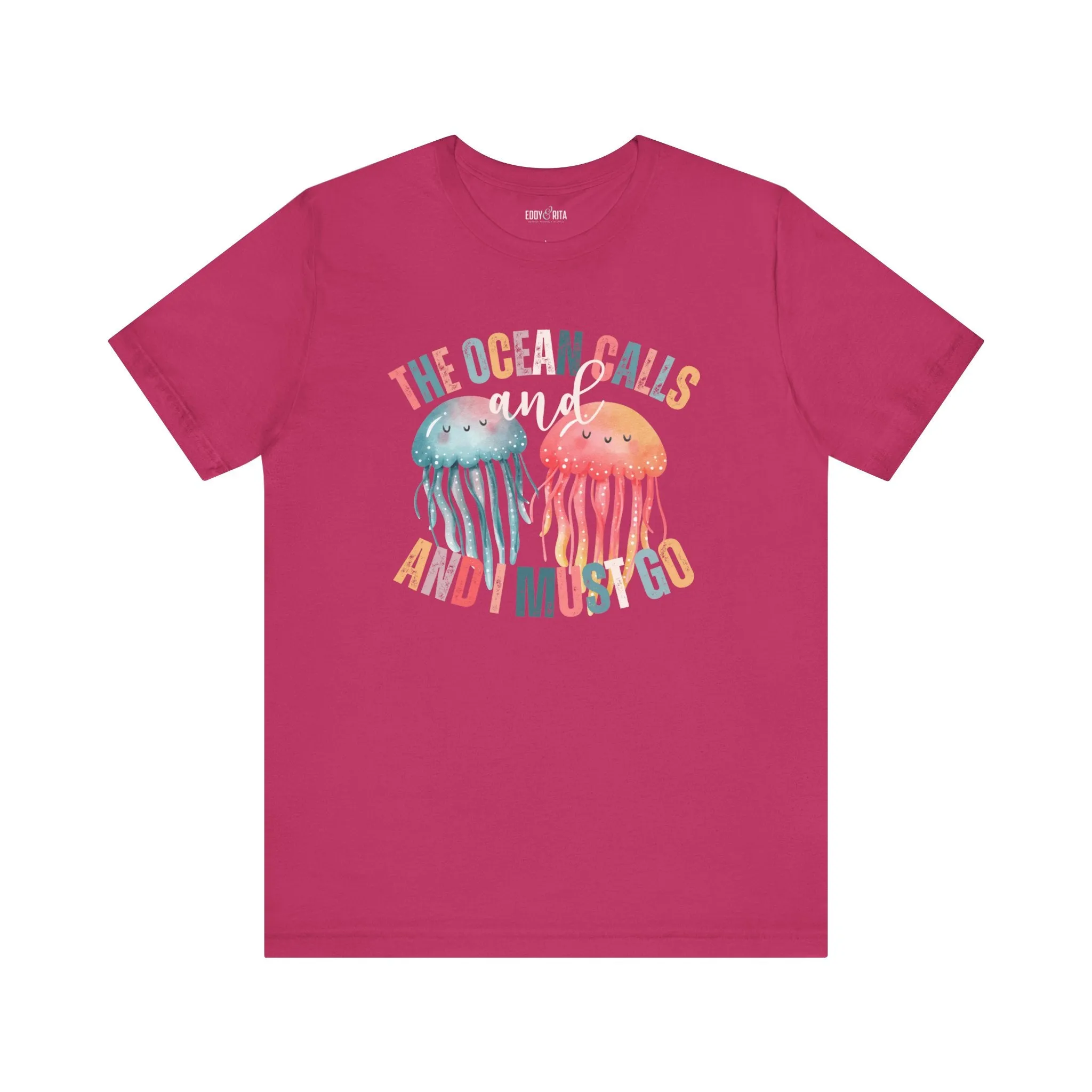 Ocean Calling Jellyfish Women's Bella Canvas Tee