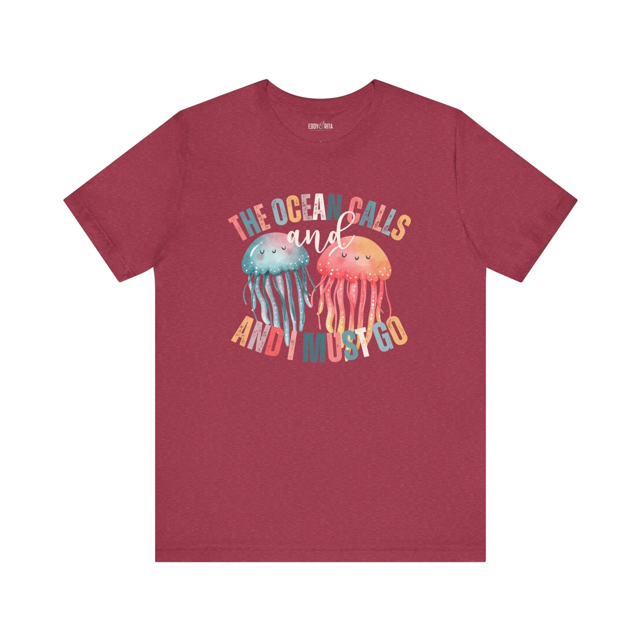 Ocean Calling Jellyfish Women's Bella Canvas Tee
