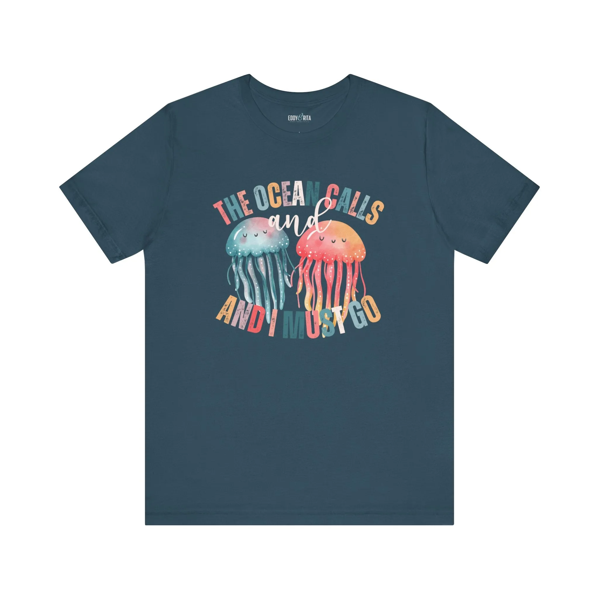 Ocean Calling Jellyfish Women's Bella Canvas Tee