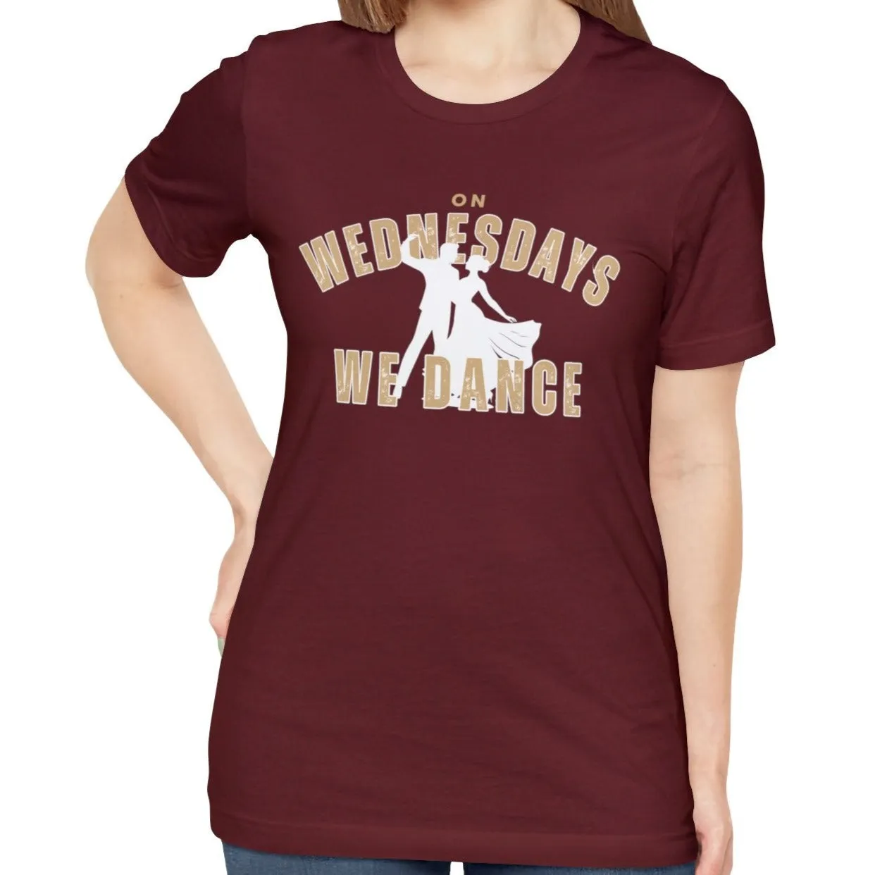 On Wednesdays We Dance Women's Bella Canvas T-Shirt