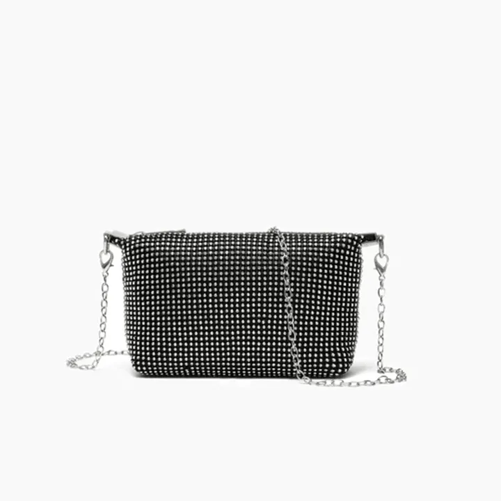 Remy Rhinestone Evening Clutch Bag