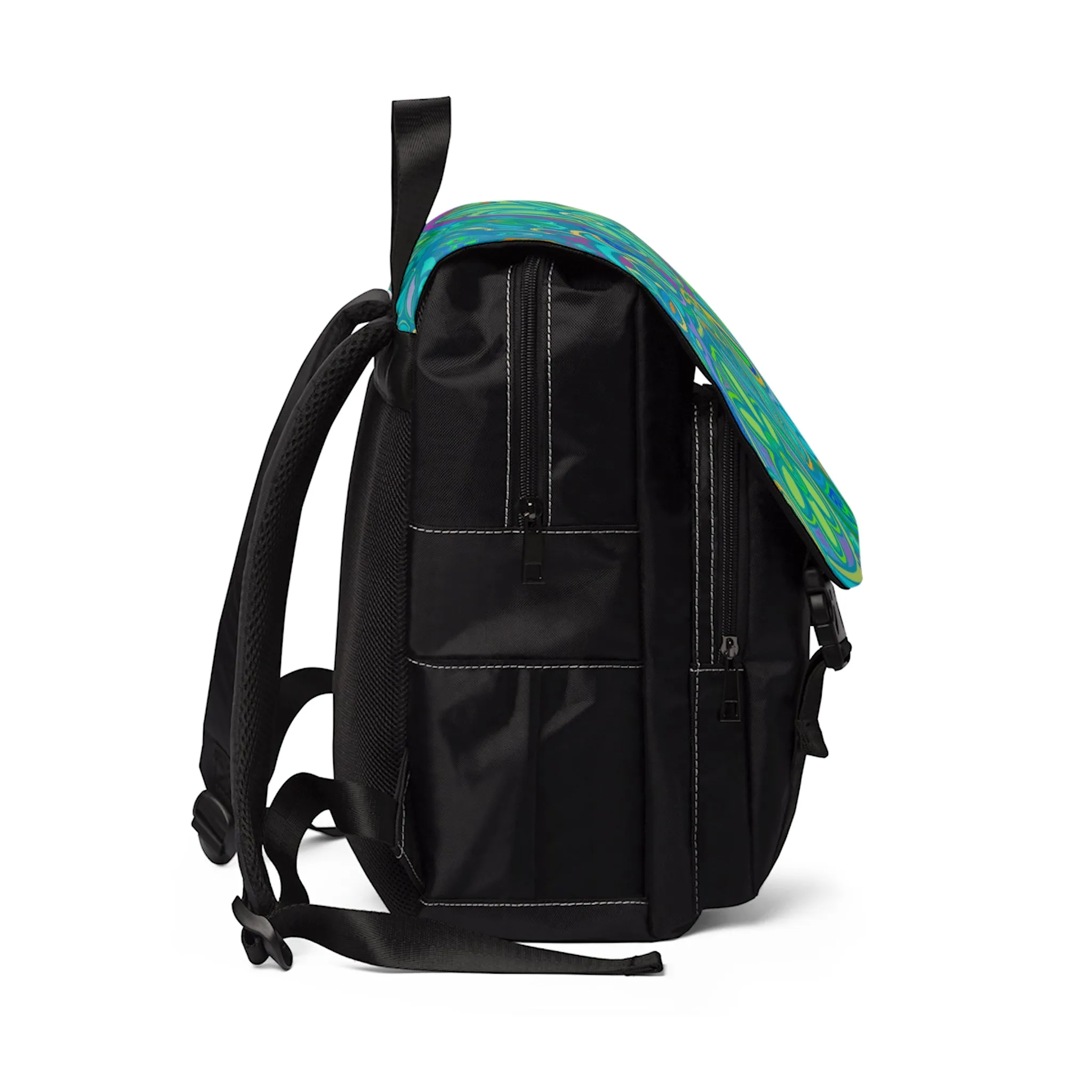 Simply Chaotic -- Casual Shoulder Backpack