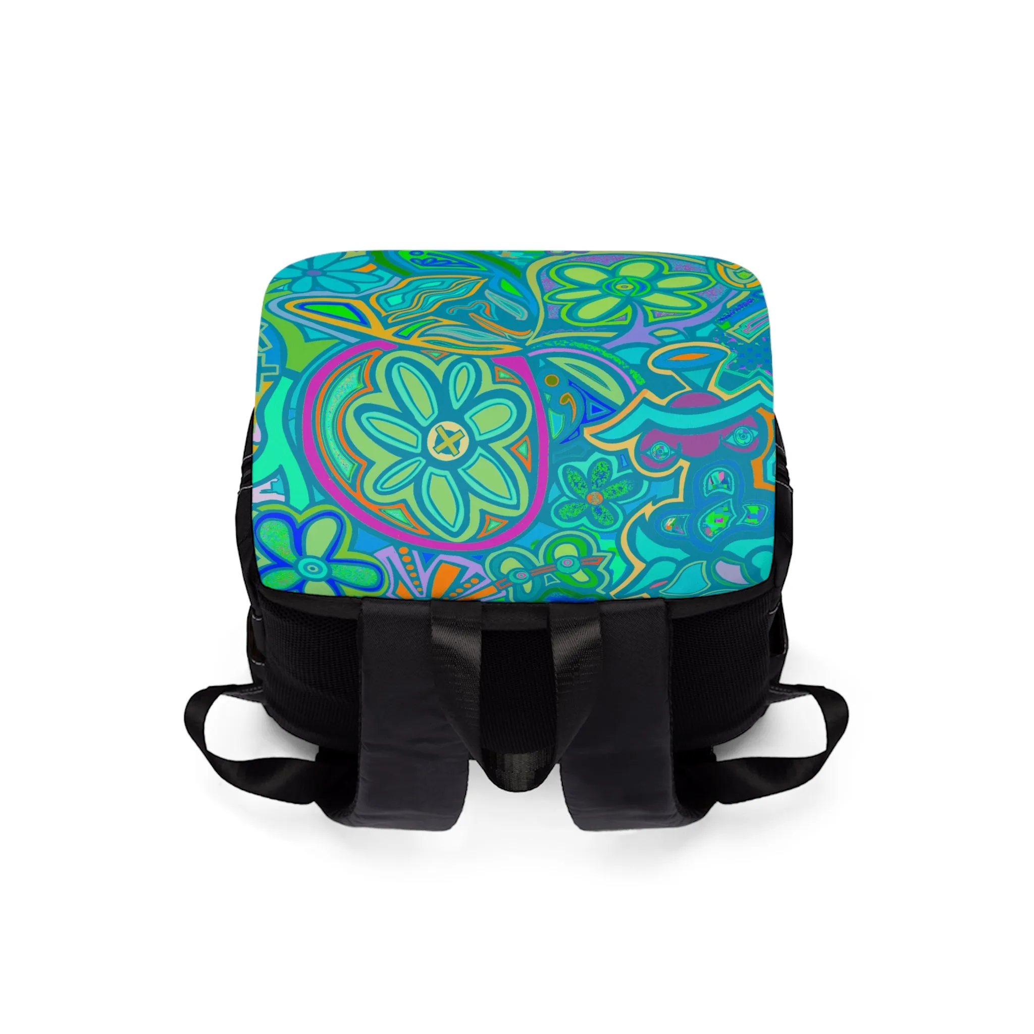 Simply Chaotic -- Casual Shoulder Backpack