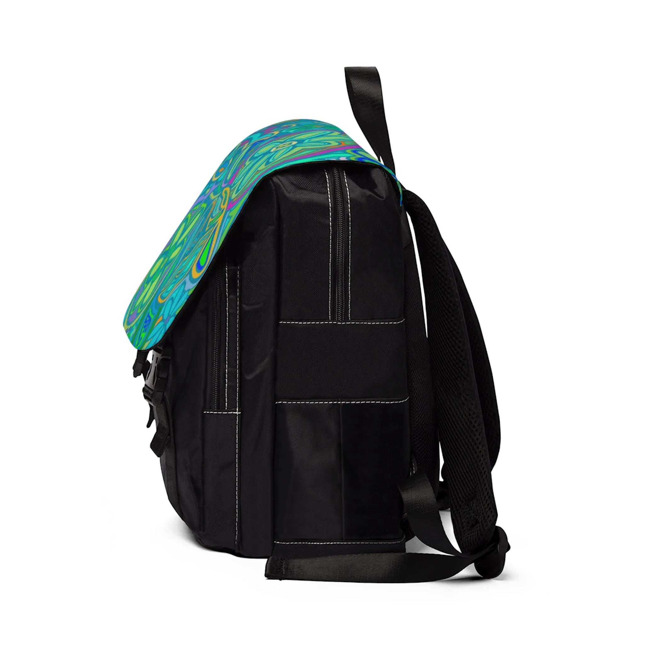 Simply Chaotic -- Casual Shoulder Backpack
